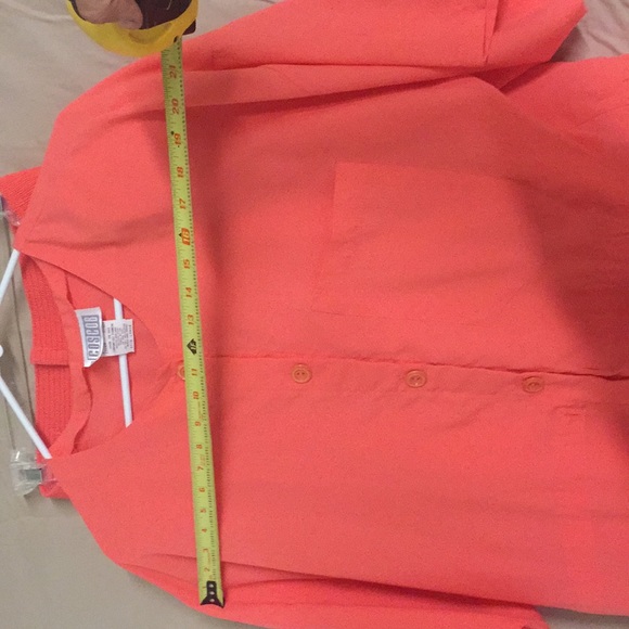 Stunning Vintage 2 Piece Peach Polyester Suit - Picture 12 of 12